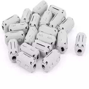 EMI RFI 노이즈 페라이트 코어 억제 필터의 Ruilogod 20Pcs 25 x 12MM 클립 (ID 1b9 374 0b8 887 3e5)