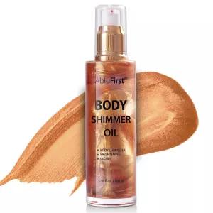 아블루퍼 슈머 바디 00ml 페이스 글리터 여름 보습 라이트 글로우 논스틱 파티 루미나이저 및 일루미네이터