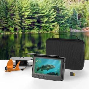 Eyoyo 수중 낚시 카메라 5인치 720P DVR 녹화 32GB 8개의 IR 야간 조명 10000mAh 배터리 호수 보트 얼음