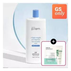 수분보충 메이크프렘 유브이 디펜스 미 선플루이드 150ml [GIFT]안심팩 1매안티에이징 주름개선 탄력강화클