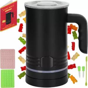 전기 구미 캔디 메이커 기계 - 3개의 실리콘 몰드가 포함된 DIY 소프트 베어 웜 키트 정밀 온도 제어