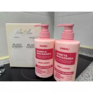 쿤달 허니 앤 마카다미아 퓨어 바디로션 500ml 2개 베이비파우더