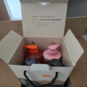 명절 4구 선물세트 (샴푸+트리트먼트+바디워시+바디로션) 9+1 (10세트)