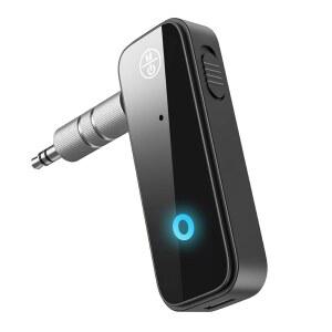 (업그레이드) 자동차용 ANKILO AUX BLUETOOTH 5.4 어댑터 2 IN 1 수신기 송신기 자동차 TV 스피커 스테레오 시스템 및 헤드폰에 적합 h2D