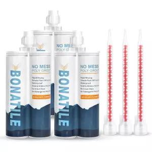 3팩 에폭시 그라우트 브라이트 도자기 화이트 듀얼 튜브 방수 타일 19온스 400ml 샤워 욕실 습식 방 주방용