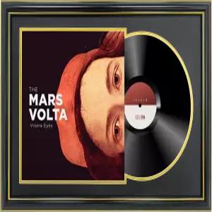 벽 디스플레이용 GMFrame 비닐 레코드 프레임 12x12 LP 커버용 앨범 리얼 글래스 홈 데코 골드 트림이 있는