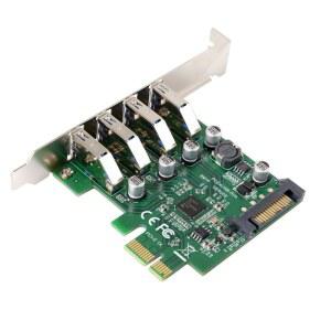 JSER 카드 로우 프로파일 4 포트 HUB 5Gbps 마더보드용 어댑터 USB 확장 PCI-E 3.0 to Express PCI