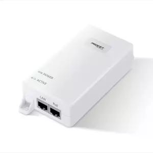 10Gbps PoE 인젝터 60W IEEE802.3bt/at/af 호환 이더넷 거리 최대 328피트 카메라/액세스 포인트용 어댑터