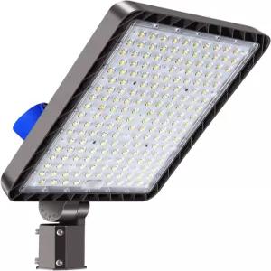 Juyace 480W LED 주차장 조명 슬립 피터 마운트 포토셀이 있는 72000LM 슈박스 플러드 라이트 상업용
