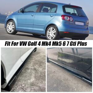 폭스바겐호환 VW 악세사리 골프 4 Mk4 Mk5 6 7 Gti 플러스 차량용 사이드 스커트 연장 로커 패널 트림 스포