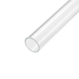 MECCANIXITY 아크릴 파이프 투명 경질 원형 튜브 31MM(1.2인치) ID 35MM(1 3/8인치) OD 14인치 램프 및 랜턴 수냉 시스템 VU2