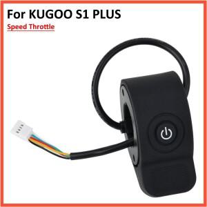 KUGOO S1 PLUS 전동 스쿠터 가속기 접이식 전자 버튼 속도 제어 부품 용 엄지 스로틀
