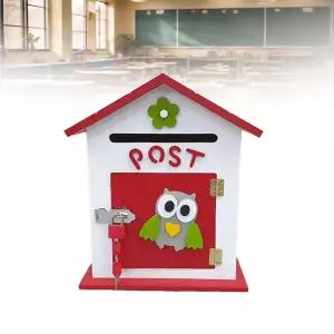 [콩심팥심]예쁜우체통 주택 다세대 벽걸이 부엉이 우편함 벽걸이우편함