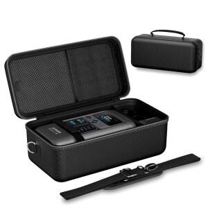 ANKER SOLIX C200 DC /MARBERO 88WH 파워 뱅크 스테이션용 프로케이스 하드 트래블 케이스 조절 가능한 스트랩이 있는 192WH 60000MAH 휴대용 발전소 200W 태양광 발전기용 야외 가방 hIA