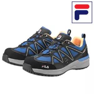 휠라 안전화 F402 블루 4인치 필라 안전화 FILA