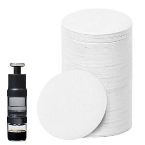 OXO 커피 메이커와 호환되는 종이 필터 래피드 브루어용 500개 흰색 원형 필터 용지 pRR