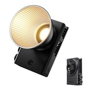 울란지 C01 100W COB 조명 - PD 3.0 전원 LED 비디오 2700K-650K 14500LX CRI 96+ 노브 컨트롤 컴팩트 및 경량(343G) 타입-C 전원 공급 장치 초상화/스튜디오 조명용 미니 보웬 마운트 vD6