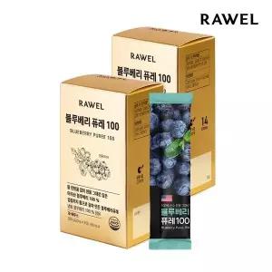 [NS홈쇼핑]로엘 블루베리 퓨레 100 (20g x 14포) 2박스 (와이코프 프리미엄 원료 사용)..[35960526]