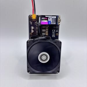 2026년 독점 신규 디자인 Bitaxe NerdQaxe Rev 6.1 6Th/s 100W XT30 PSU 듀얼 팬 비트코인 채굴기 BTC 오