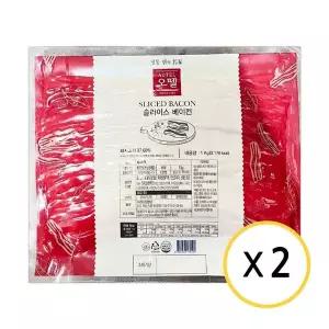 [G]오뗄 베이컨 1kg x 2개