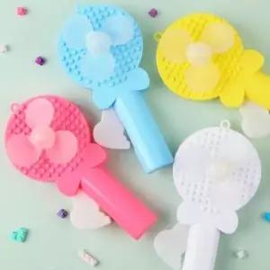 [아트박스]/파스텔클레이 여름 휴대용 디폼블럭 수동 손 선풍기 1개입