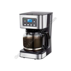커피 머신 1500ML 자동 드립 지능형 예약 일정 온도 추출 보온 아메리카노 에스프레소 메이커