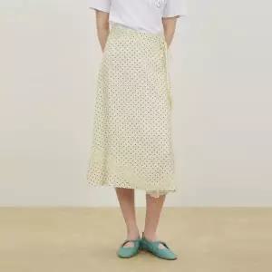 [롯데백화점]DEWL 레이스 도트 스커트 D262MSD049