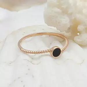 [별이랑][rorojewelry]블랙도트 / 18k