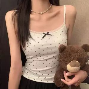 [아트박스]/홀리지 루딘 리본 레이스 캡내장 도트 끈나시