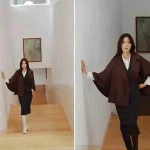 [베스띠벨리]NC울산 평범한 룩이 싫으신 분들께 추천 케이프소매 하프 트렌치코트