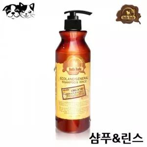 부들부들 에코랜드 제너럴 강아지 샴푸 린스 500g 펫샴푸 그린티