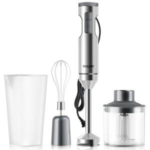 핸드 이머전 블렌더  4in1 스테인리스 스틸 스틱 푸드 믹서 700ml 믹싱 비커 프로세서 거품기