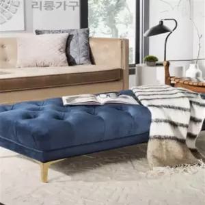 베드벤치 침대 벨벳 풋스톨 벤치 의자 쇼파 베이지그레이 120x50x41