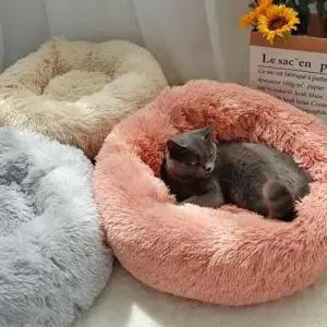 [PET] 도넛 고양이 빈백 강아지 방석 펫 쿠션 애견 M 침대