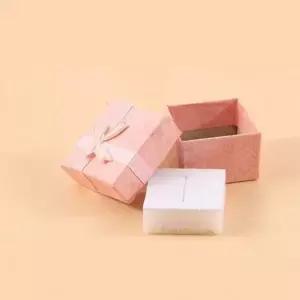 반지 귀걸이 주얼리 상자 리본 케이스 10P-WFM7SYI