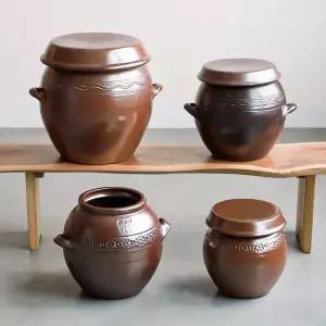 영암옹기 항아리 뚜껑 포함 3호 10L