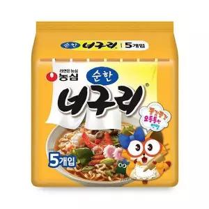 [하프클럽/기타]봉지라면 농심 순한 너구리 120g 40개
