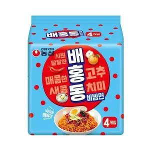 [하프클럽/기타]봉지라면 농심 배홍동 비빔면 137g 32개