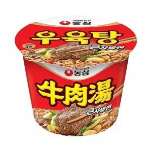 [하프클럽/기타]큰컵라면 농심 우육탕컵 115g 16개