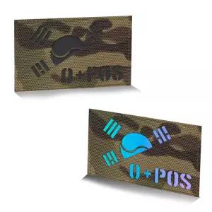 홀로그램 와펜 패치 원단 멀티캠 태극기 POS