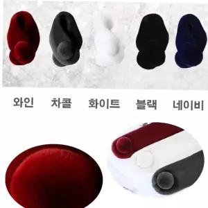 머플러 면머플러 자석 넥워머 포인트 목도리 쁘띠 밍크 방울