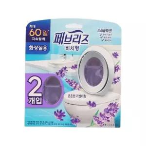 비치형 TC2 은은한라벤더향 화장실용 탈취제 2입 방향제 페브리즈