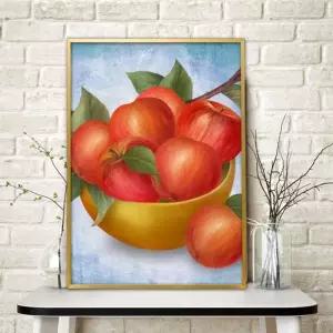 사과그림 액자 A3 2APP2 풍수그림 돈들어오는 재물운 금전운 (W5B626A)