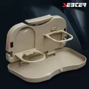 뒷좌석 테이블 컵홀더 차량용품 받침대 차량용홀 (W60158E)