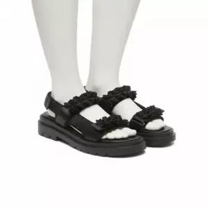 슈콤마보니 Butter velcro sandal black DG2AM26008BLK 2