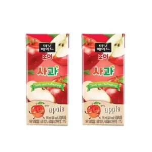 미닛메이드 조이사과 195ml x 24개 사과주스 웰빙 (W6A1A3D)