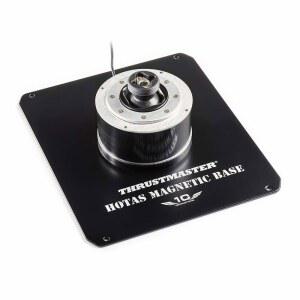 Thrustmaster HOTAS 마그네틱 베이스, 홀 이펙트 정밀 비행 스틱 마운트, 책상 또는 조종석 설치를 위한 탈착식 금속판, 시뮬레이션 액세서리, PC와 호환 가능