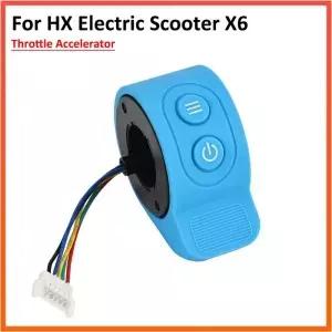 HX X6 전동 스쿠터 용 손가락 가속기 스로틀 속도 제어 라이트 스위치 전자 자전거 액세서리 부품