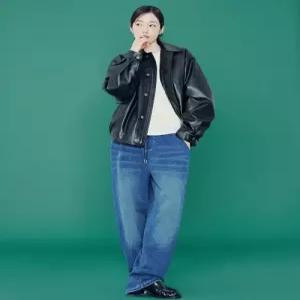 리 LEE 인디고 저지 스? 팬츠 인디고블루