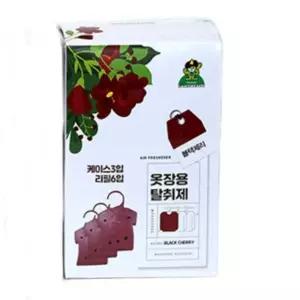 산도깨비 옷장용 탈취제(블랙체리)케이스3개 리필6개